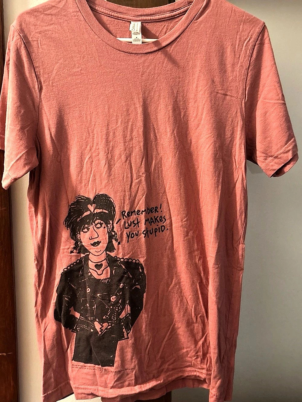 MCA Chicago Remember! Lust Makes You Stupid graphic tee